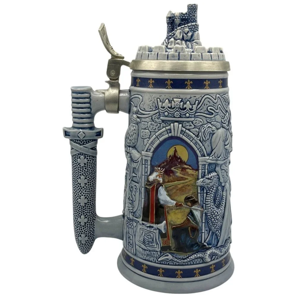 Avon Knights Of The Realm Collectible Stein With Lid & Sword Handle - Picture 4 of 10